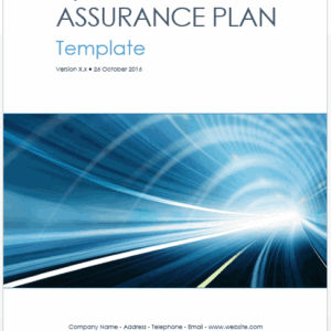 Quality assurance plan template ms word excel